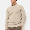 Beige Heren Sweater Met Ronde Hals-Terre Bleue Best Sale