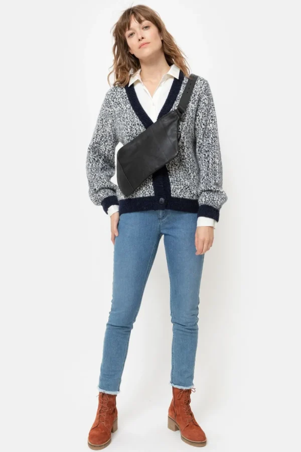 Blouse Met Lange Mouwen En Knoopjes-Terre Bleue Fashion