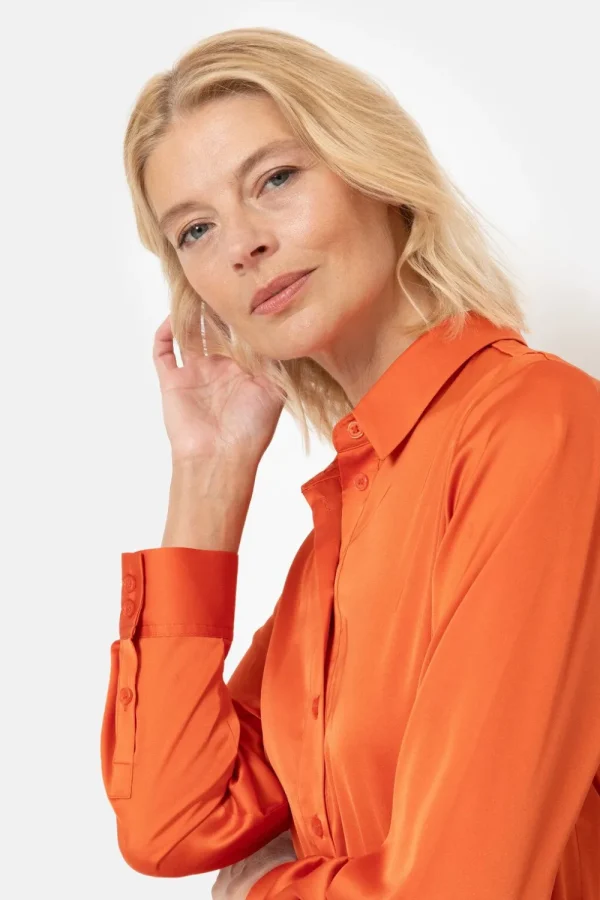 Blouse Met Lange Mouwen En Knoopjes-Terre Bleue Outlet