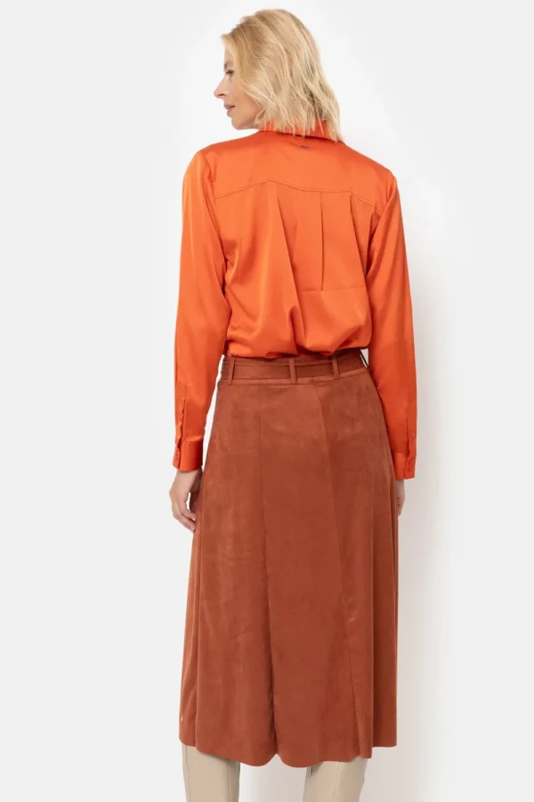 Blouse Met Lange Mouwen En Knoopjes-Terre Bleue Outlet