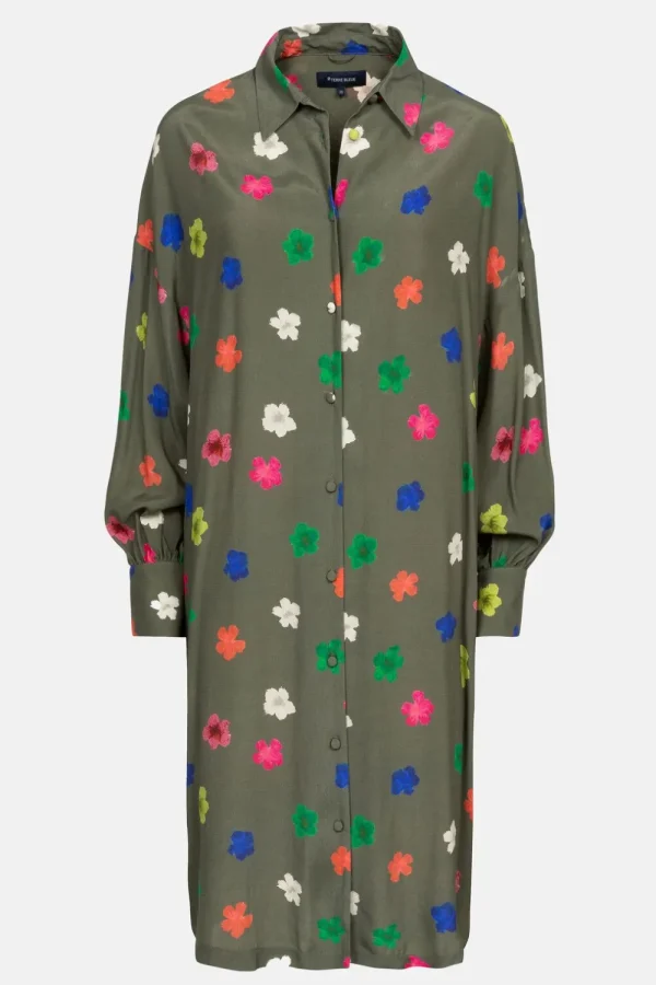 Blousejurk Met Multicolor Bloemenprint-Terre Bleue Best