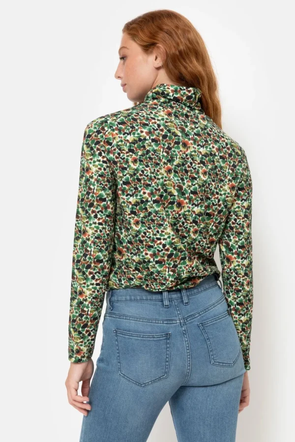 Bruin Gebloemde Sous-Pull Voor Dames-Terre Bleue Online