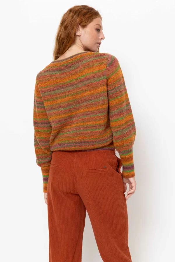 Bruine Broek Met Wijde, Rechte Fit-Terre Bleue Flash Sale