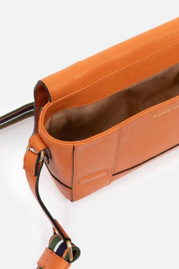 Bruine Handtas Met Schouderriem-Terre Bleue Store