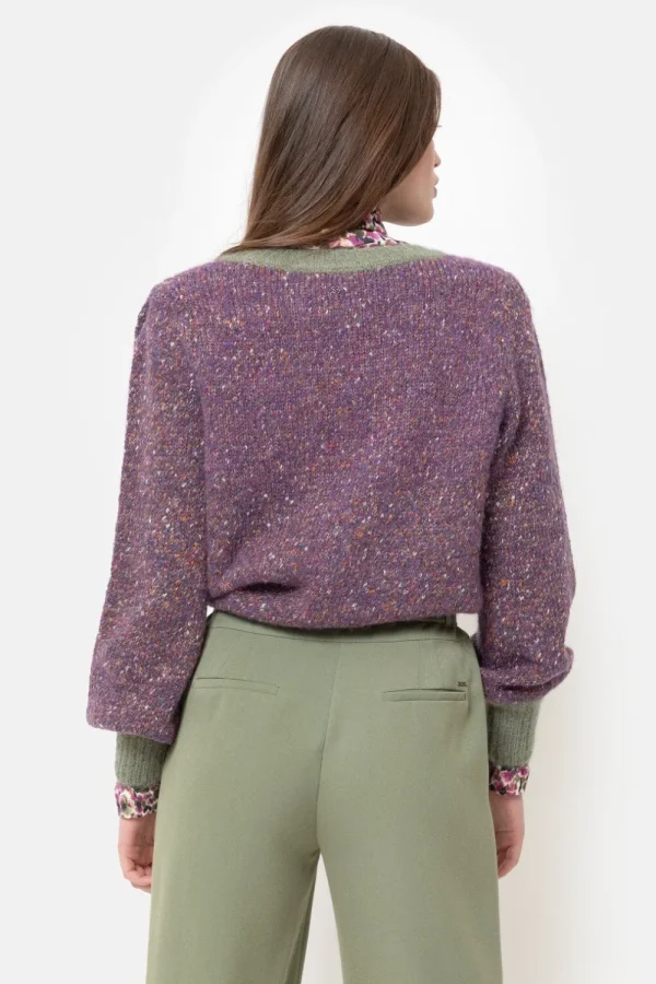 Dames Broek Met Wijde, Rechte Broekspijpen-Terre Bleue Outlet