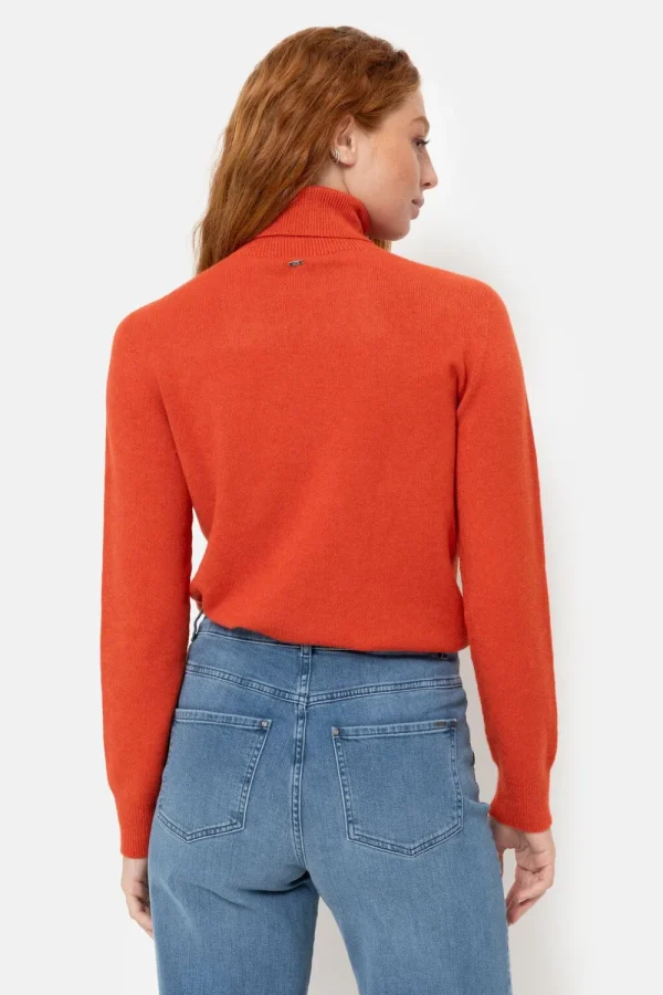 Damespull Met Rolkraag En Lange Mouwen-Terre Bleue Best Sale