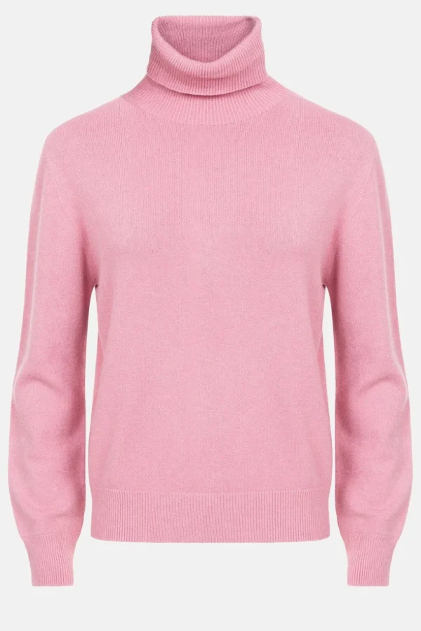 Damespull Met Rolkraag En Lange Mouwen-Terre Bleue Clearance