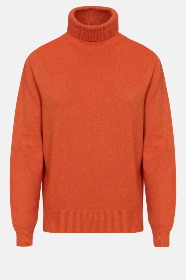 Damespull Met Rolkraag En Lange Mouwen-Terre Bleue Best Sale