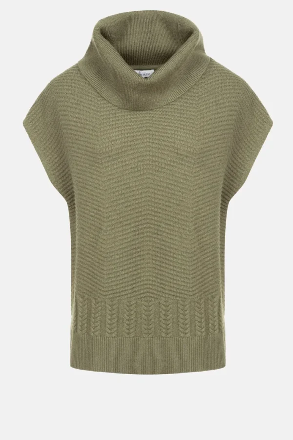 Debardeur Met Een Rolkraag En Strepen-Terre Bleue Online