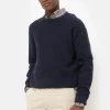Donker E Sweater Met Jacquard Strepen-Terre Bleue Flash Sale