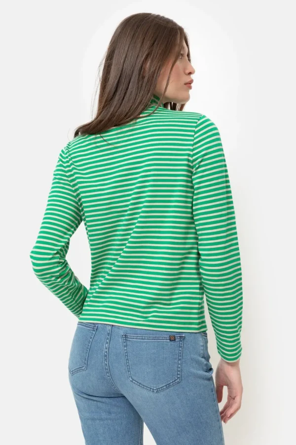 E Cropped Dames Jeans Met Tapered Fit-Terre Bleue Store