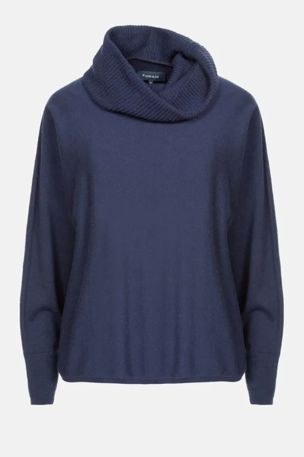 E Damespull Met Afneembare Kraag-Terre Bleue Best Sale