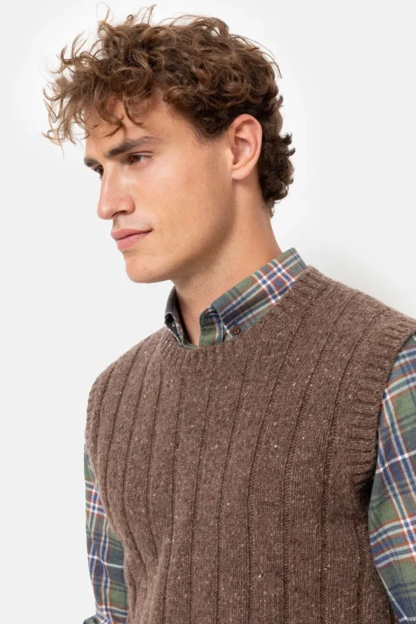 E Debardeur Met Ronde Hals Voor Mannen-Terre Bleue Best