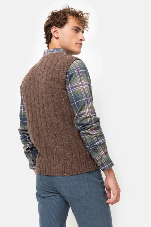 E Debardeur Met Ronde Hals Voor Mannen-Terre Bleue Best