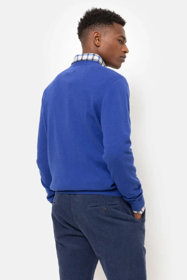 E Herentrui Met Ronde Hals En Lange Mouw-Terre Bleue Flash Sale