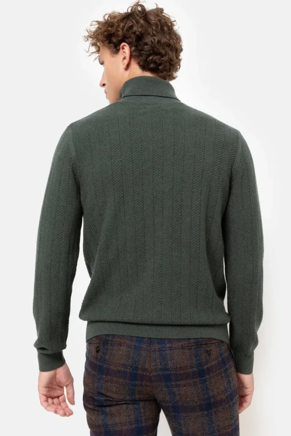 E Mannen Coltrui Met Lange Mouwen-Terre Bleue Store