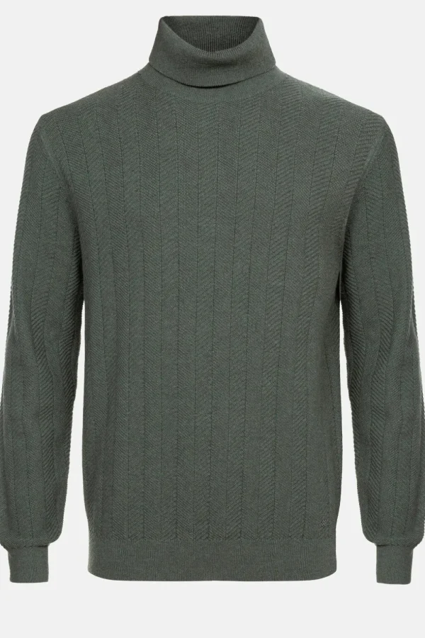 E Mannen Coltrui Met Lange Mouwen-Terre Bleue Store