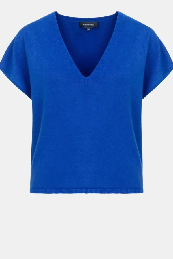 E Oversized Debardeur Met Diepe V-Hals-Terre Bleue New