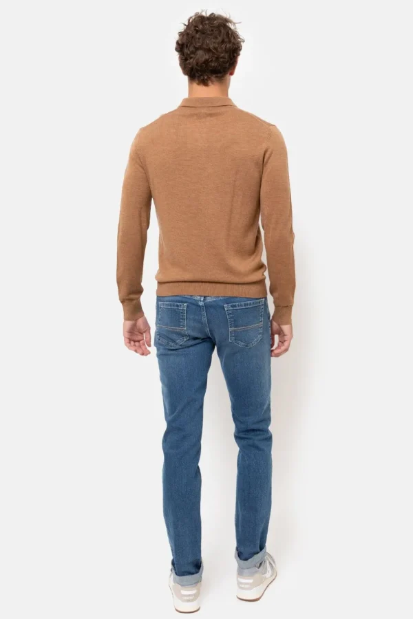 E Slim Fit Jeans Broek Voor Heren-Terre Bleue Flash Sale