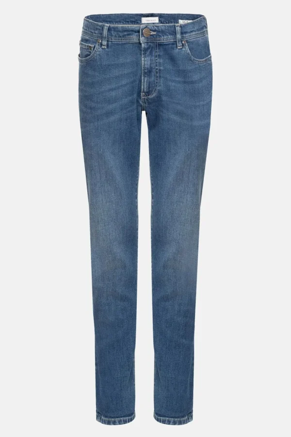 E Slim Fit Jeans Broek Voor Heren-Terre Bleue Flash Sale