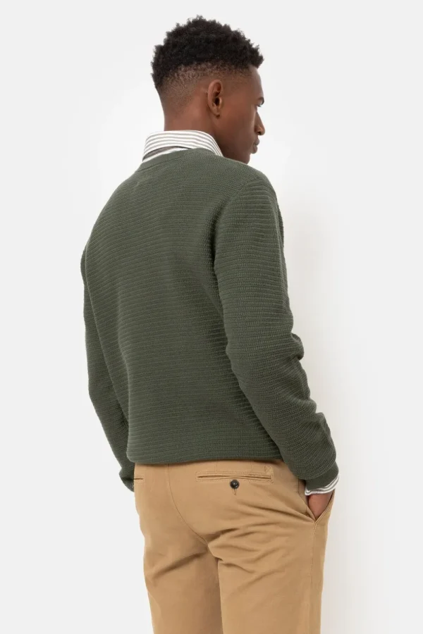 E Sweater Met Jacquard Strepen-Terre Bleue Best