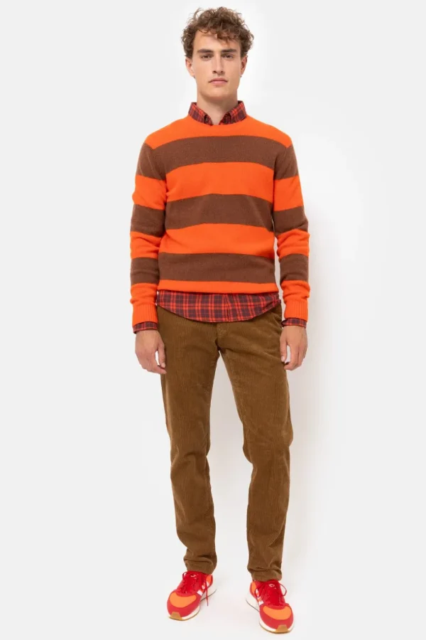 E Velours Herenbroek Met Slim Fit-Terre Bleue Online