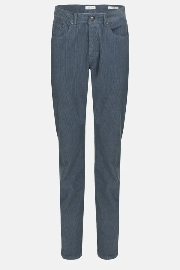 Grijs E Slim Fit Broek Voor Heren-Terre Bleue Hot