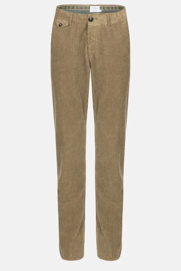 Kaki E Herenbroek Met Regular Fit-Terre Bleue Clearance