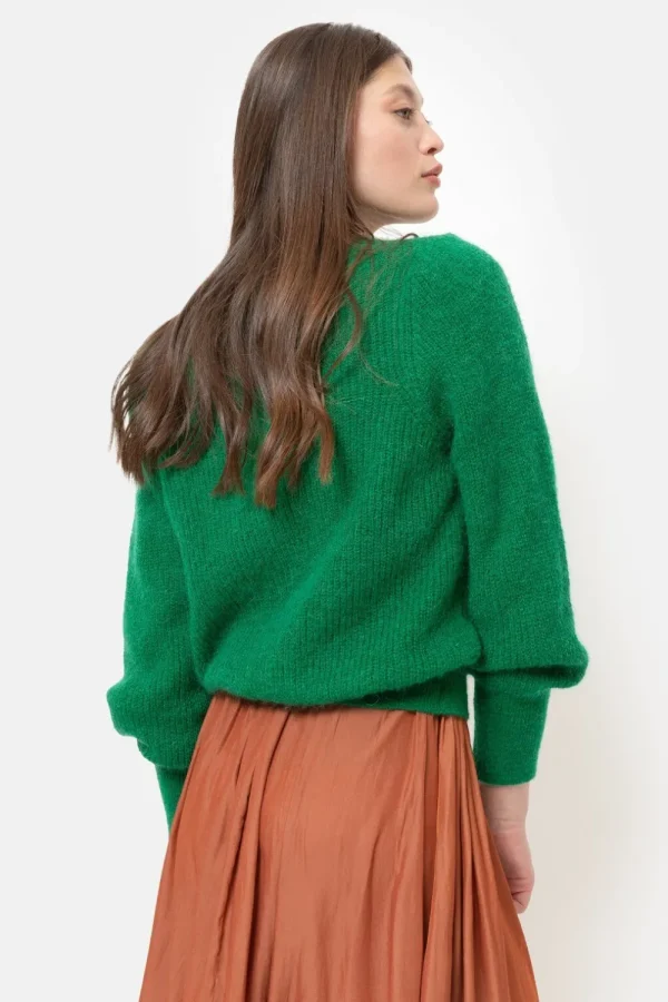 Korte E Cardigan Met V-Hals En Knopen-Terre Bleue Clearance