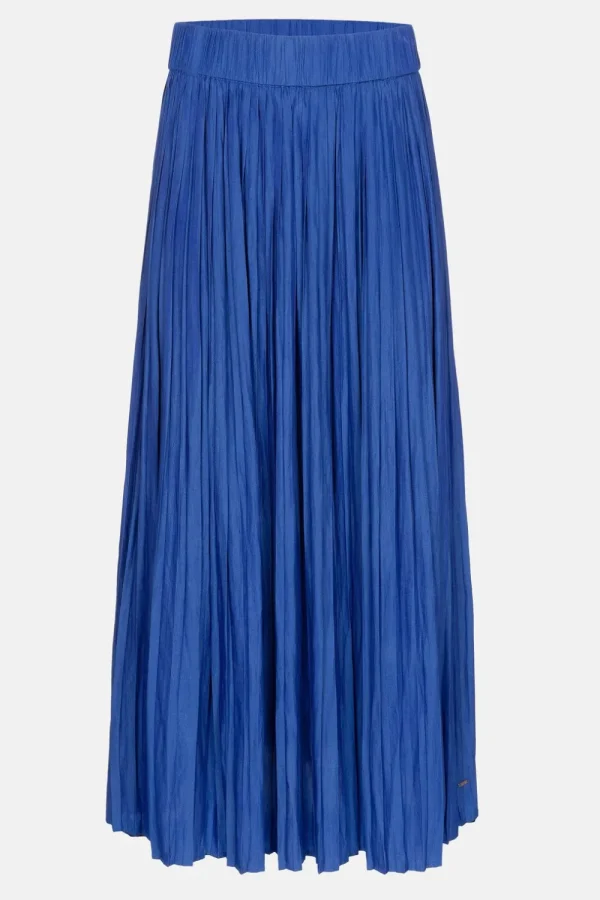 Lange E Plisse Rok-Terre Bleue Shop