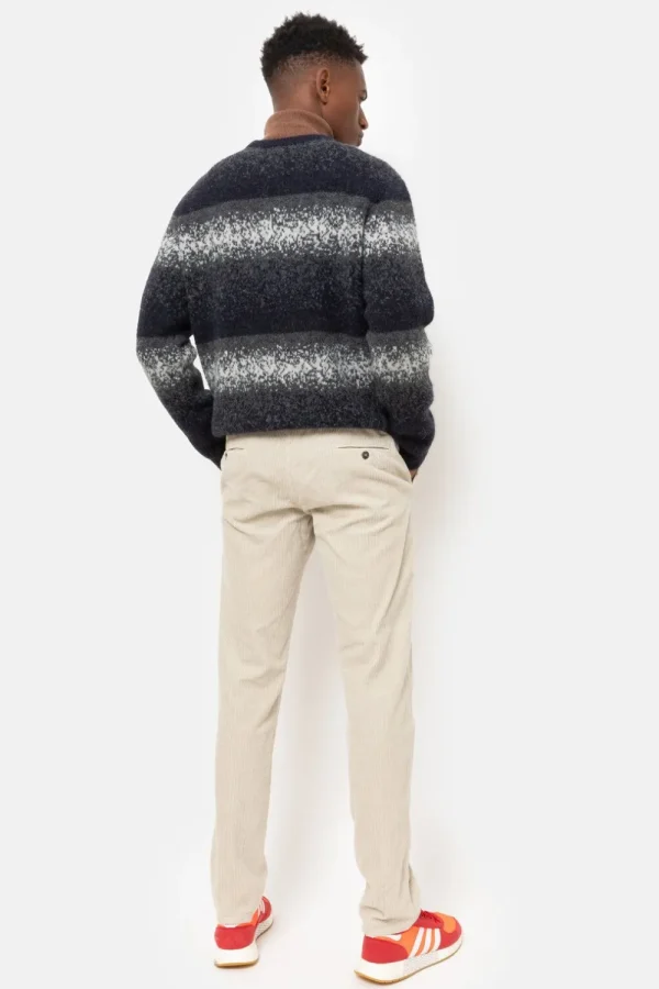 Licht Velours Herenbroek Met Slim Fit-Terre Bleue Clearance