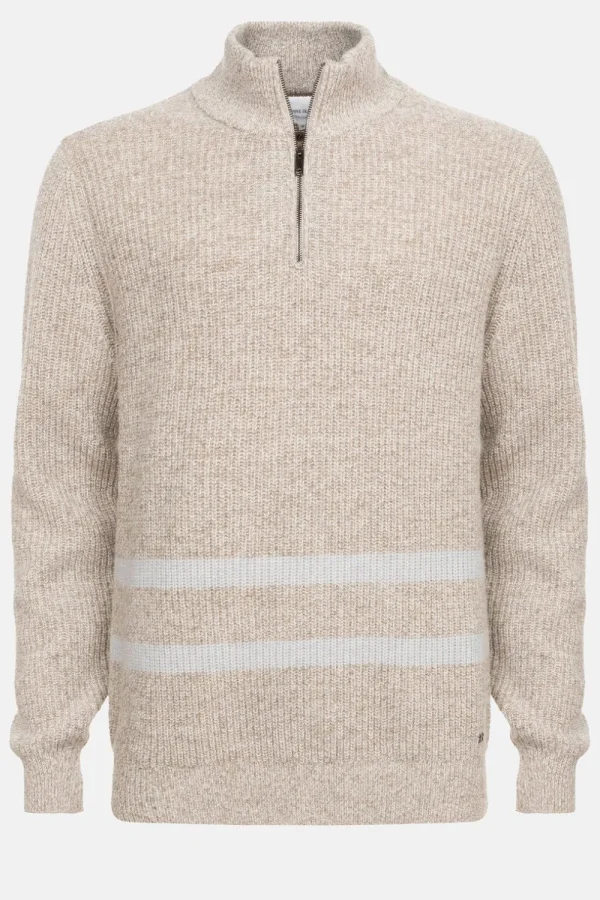 Lichtbruine Herentrui Met Opstaande Ritskraag-Terre Bleue Outlet