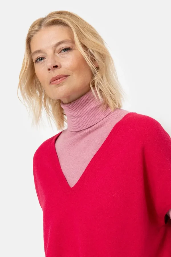 Oversized Debardeur Met Diepe V-Hals-Terre Bleue Cheap