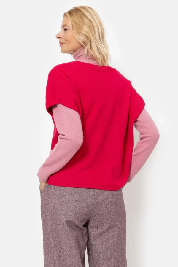 Oversized Debardeur Met Diepe V-Hals-Terre Bleue Cheap