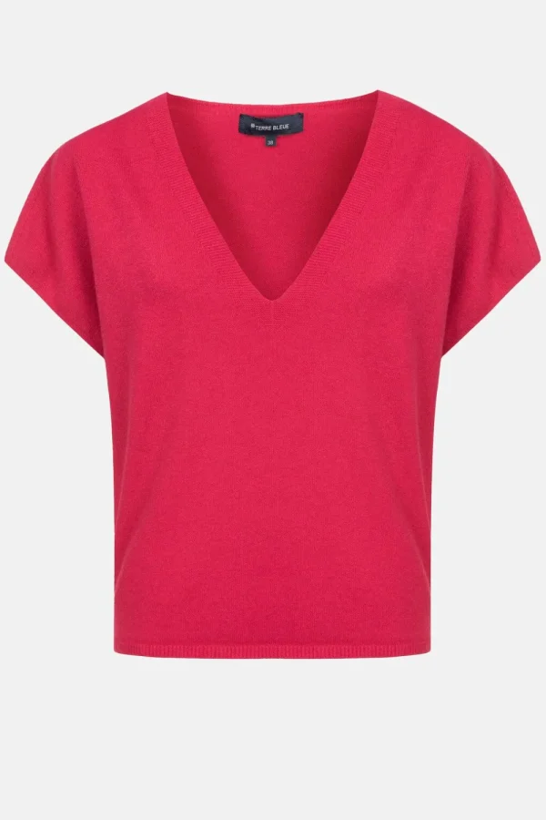 Oversized Debardeur Met Diepe V-Hals-Terre Bleue Cheap