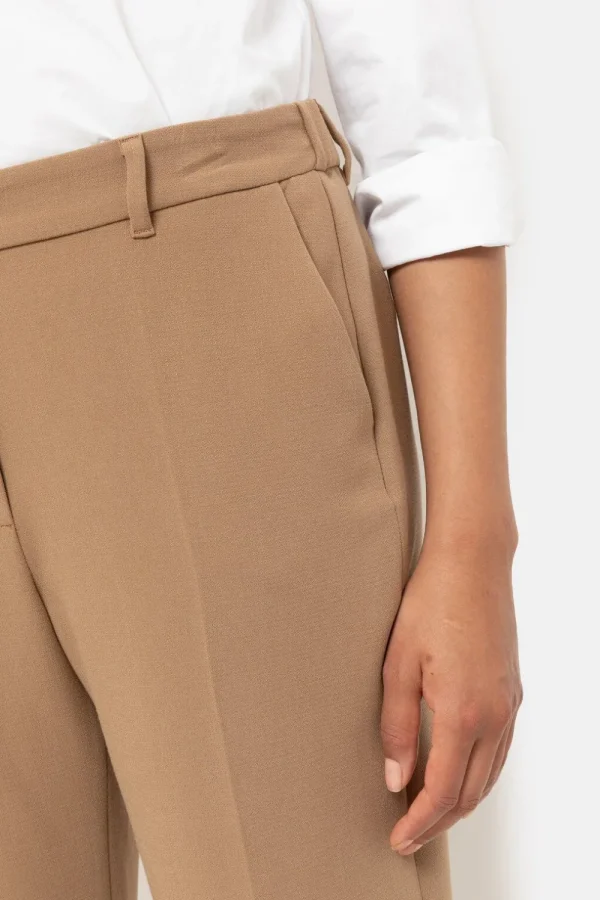 Te Damesblouse Met Hemdkraag En Knopen-Terre Bleue Clearance